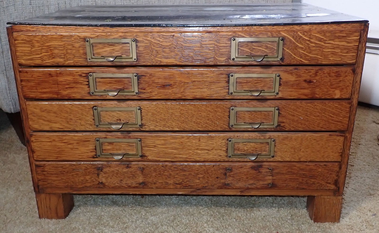5 Drawer Oak Printers Cabinet (1 of 12)