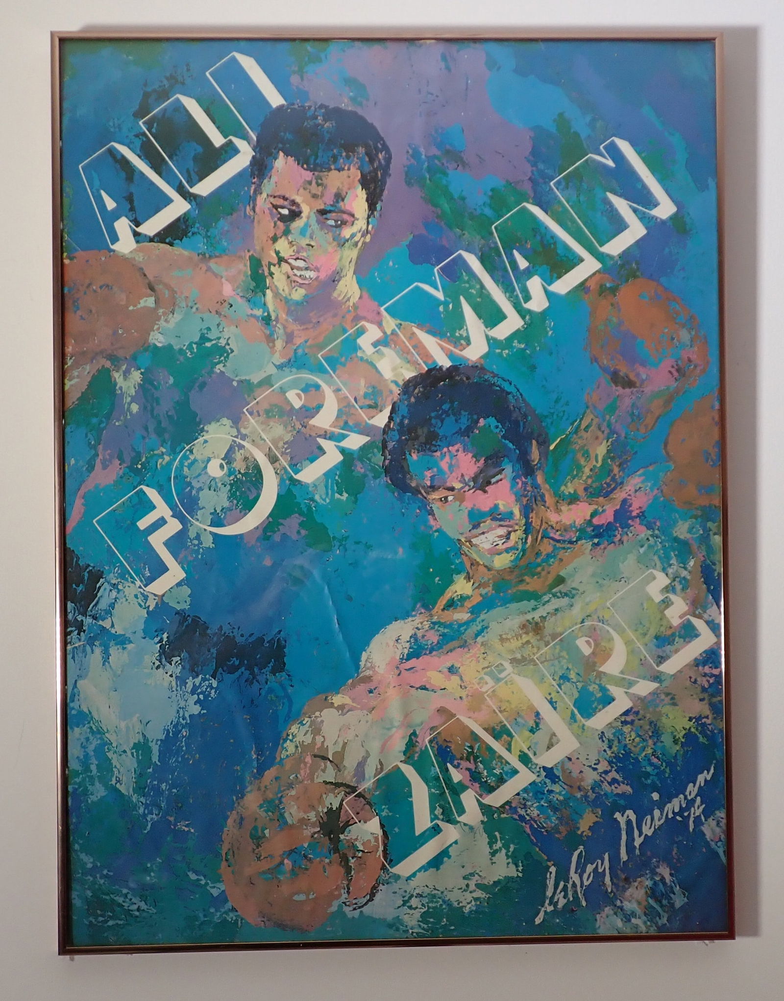 Leroy Neiman Ali Foreman Zaire Poster (1 of 4)