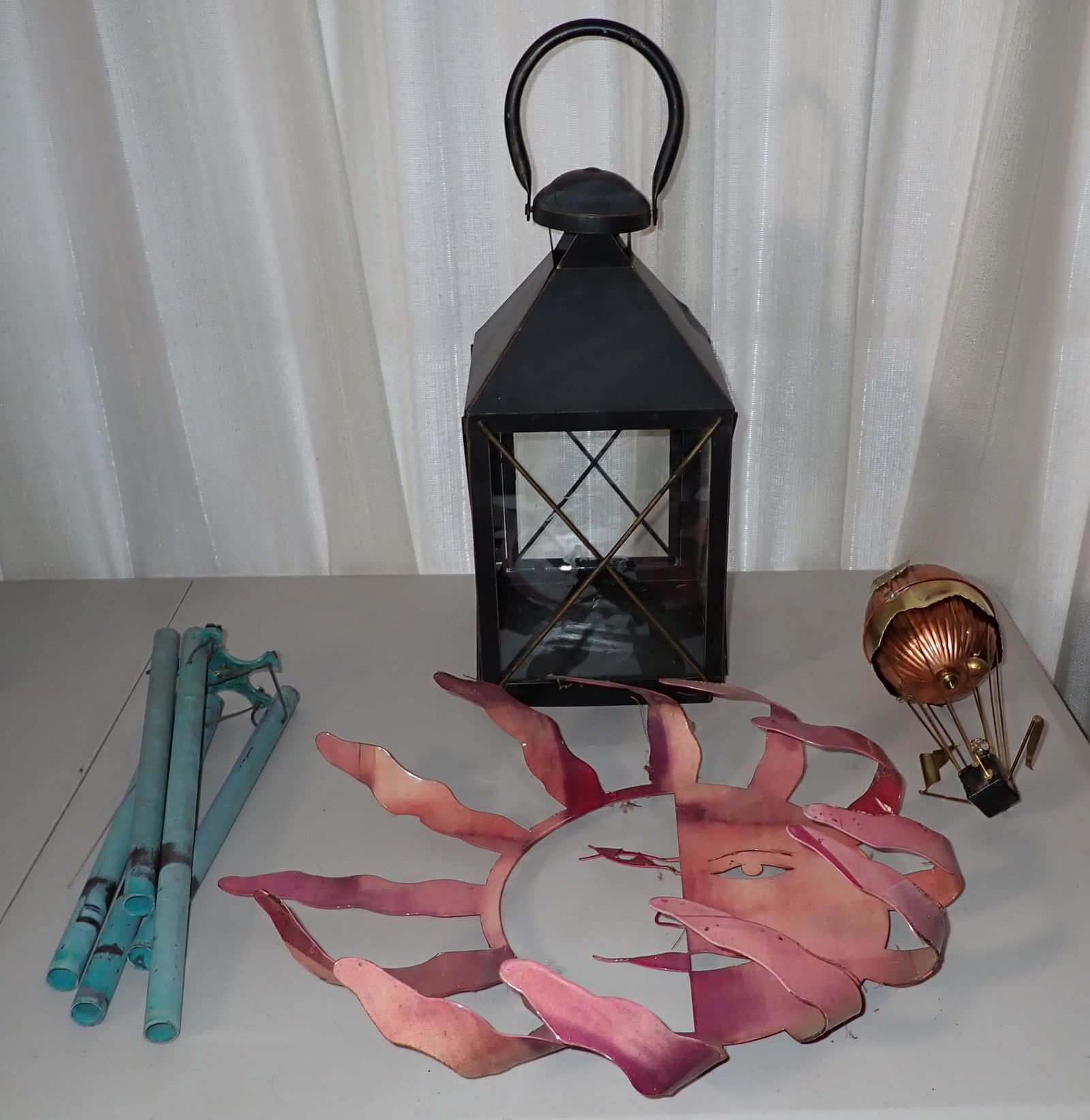 Sunbusrt Windchimes Candle Lamp & Copper Balloon (1 of 4)