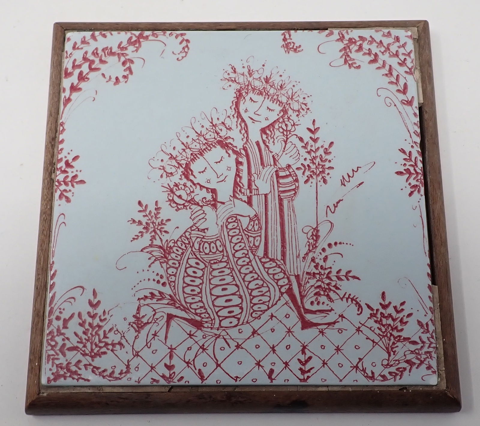 Nymolle Denmark Tile: Approx 6 1/2" x 6 1/2"