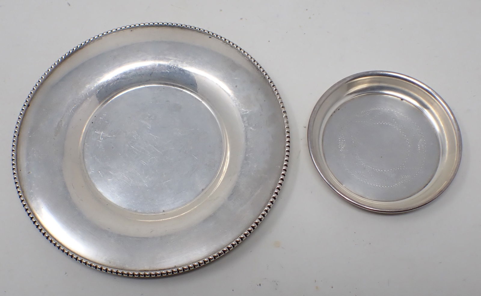 Sterling Silver Coaster & Dish (1 of 6)