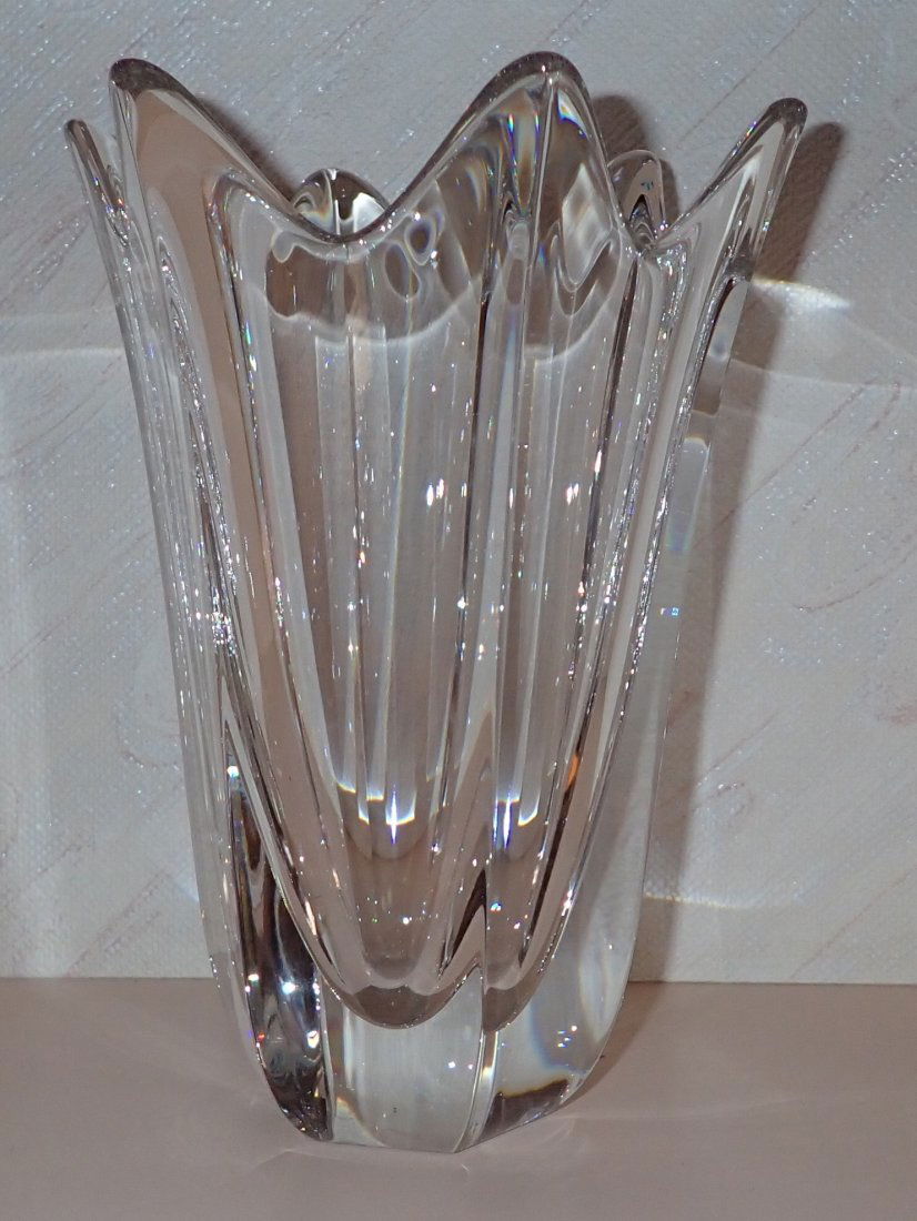 Orrefors Crystal Tulip Vase (1 of 3)