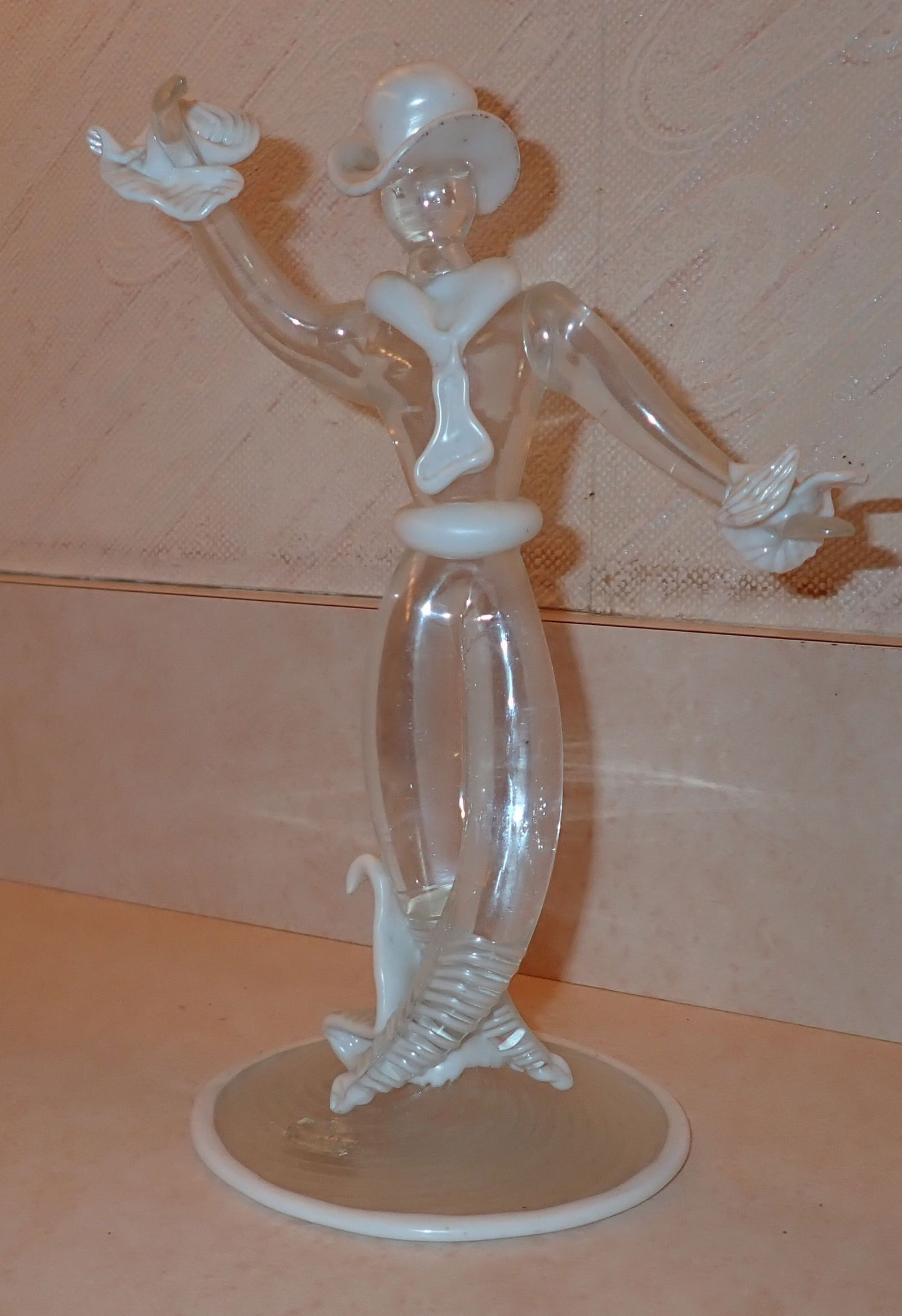 Art Glass Male Dancer (1 of 2)