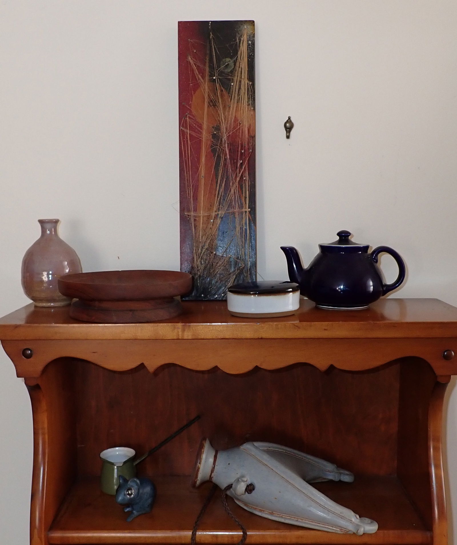 Teapot Pottery Mouse Vase & Misc (1 of 4)