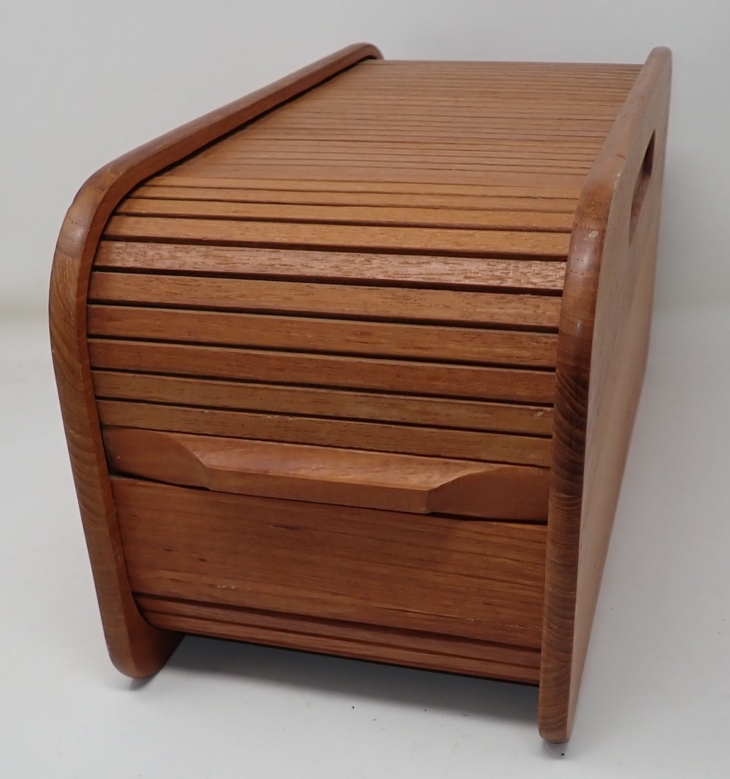 Eppco Teak Organizer: Approx 6 1/2" x 14 1/4" x 7 1/2" tall.