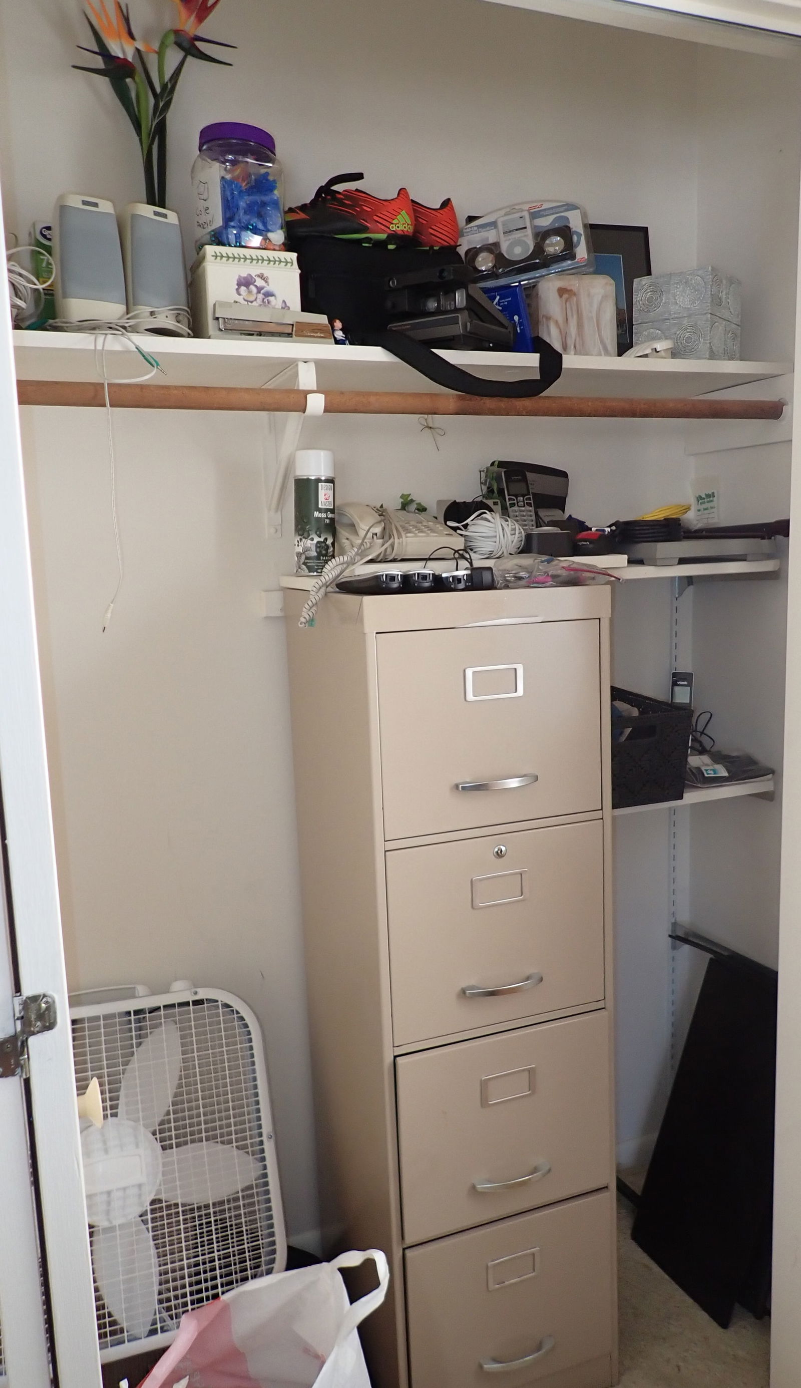 File Cabinet Paper Cutter Closet Contents (1 of 9)