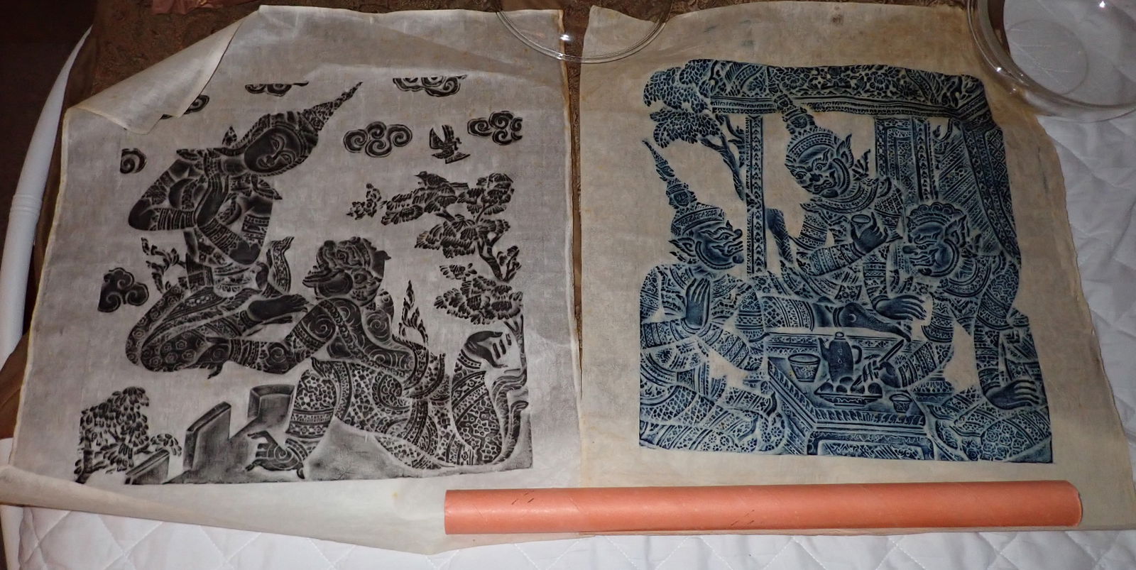 Chinese Wood Block Prints (1 of 3)