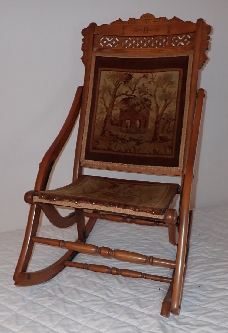 Eastlake Folding Rocker: No shipping