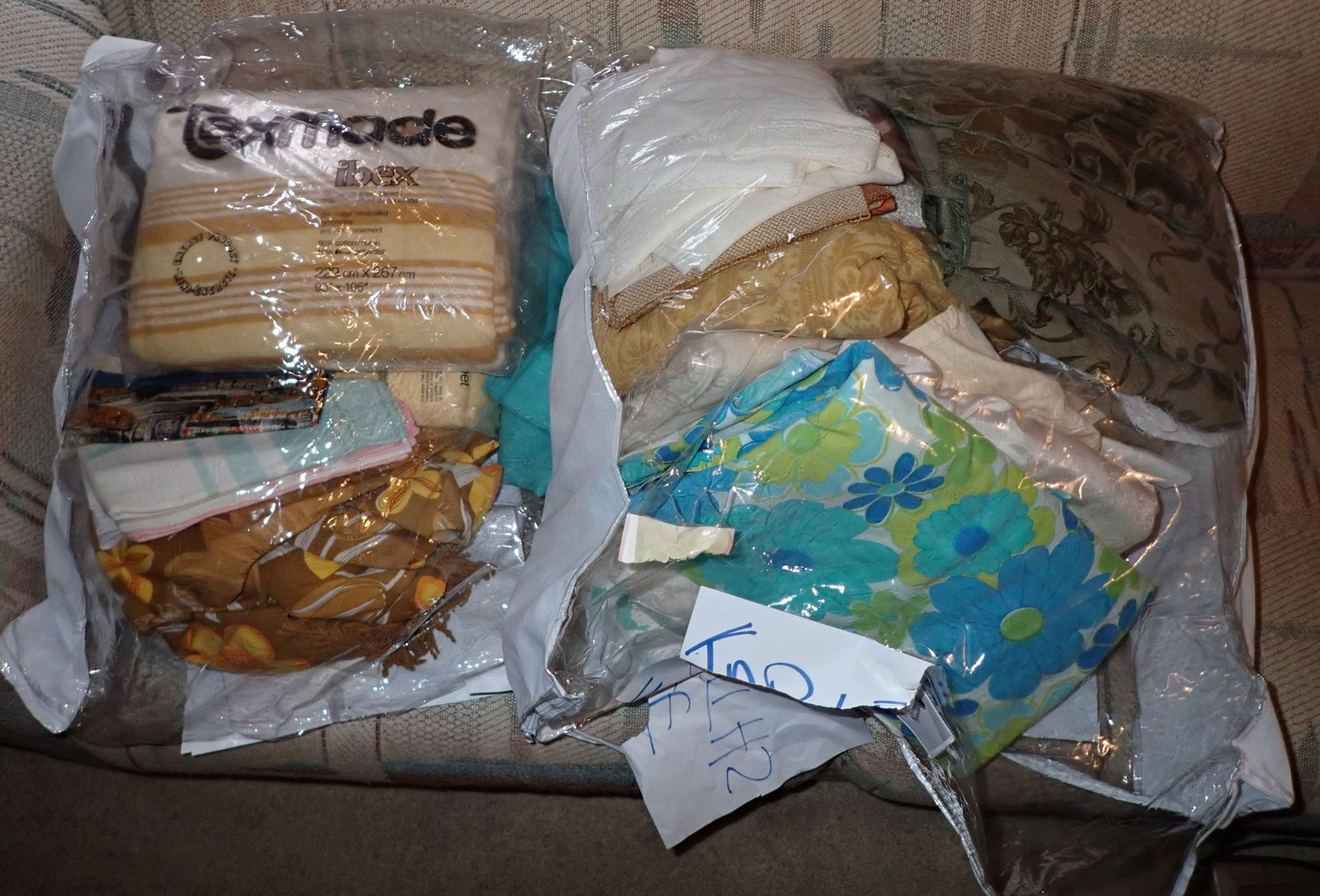 Bags of Tablecloths & Misc (1 of 3)