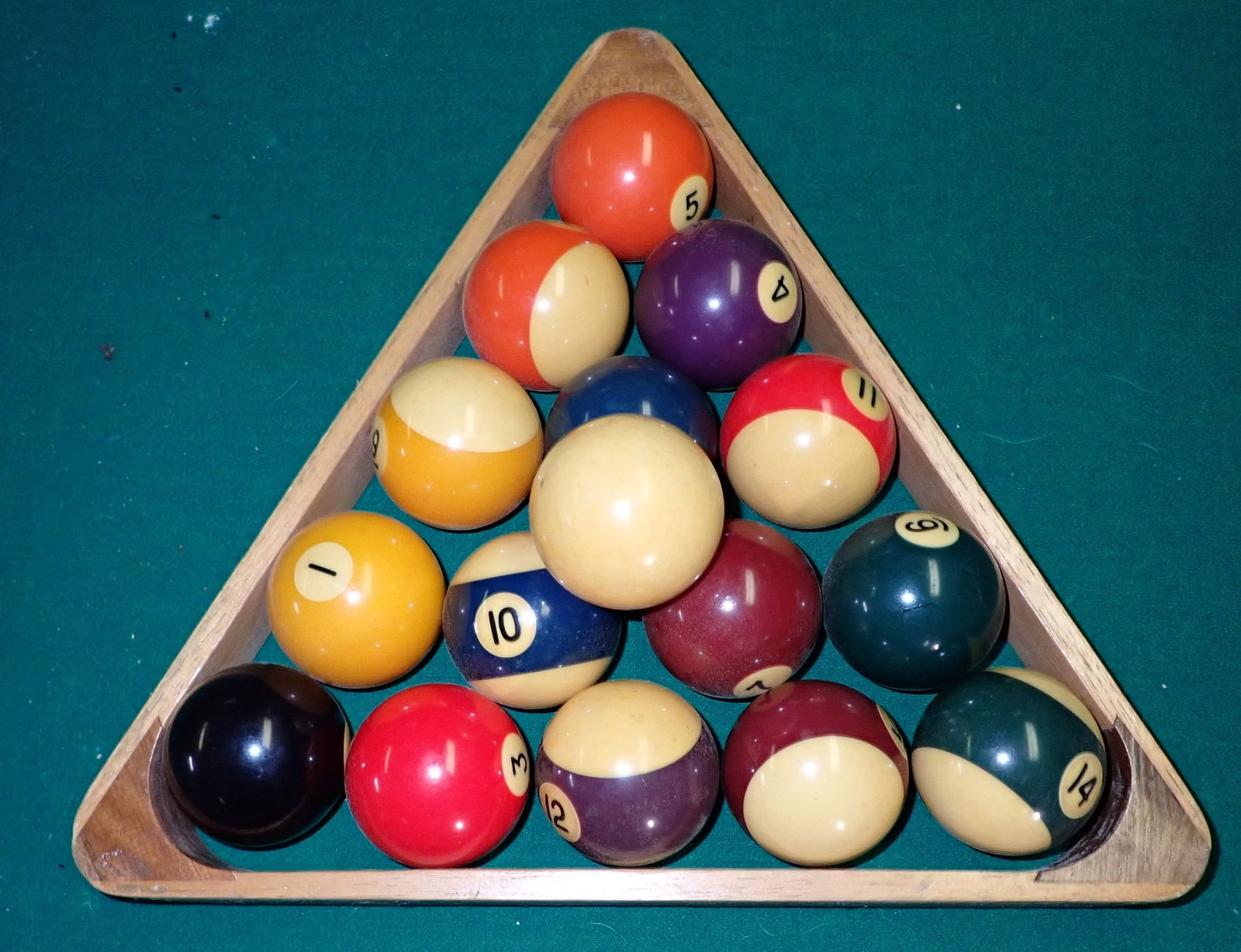 Vintage Pool Table Balls (1 of 1)