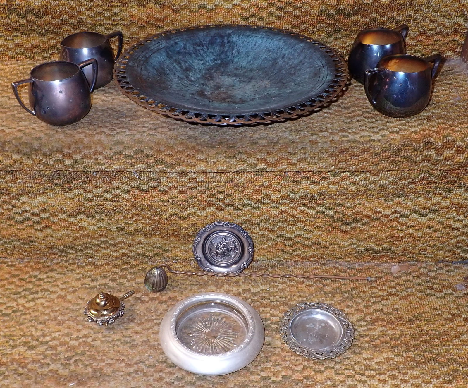 Silverplate Brassware & Misc (1 of 4)