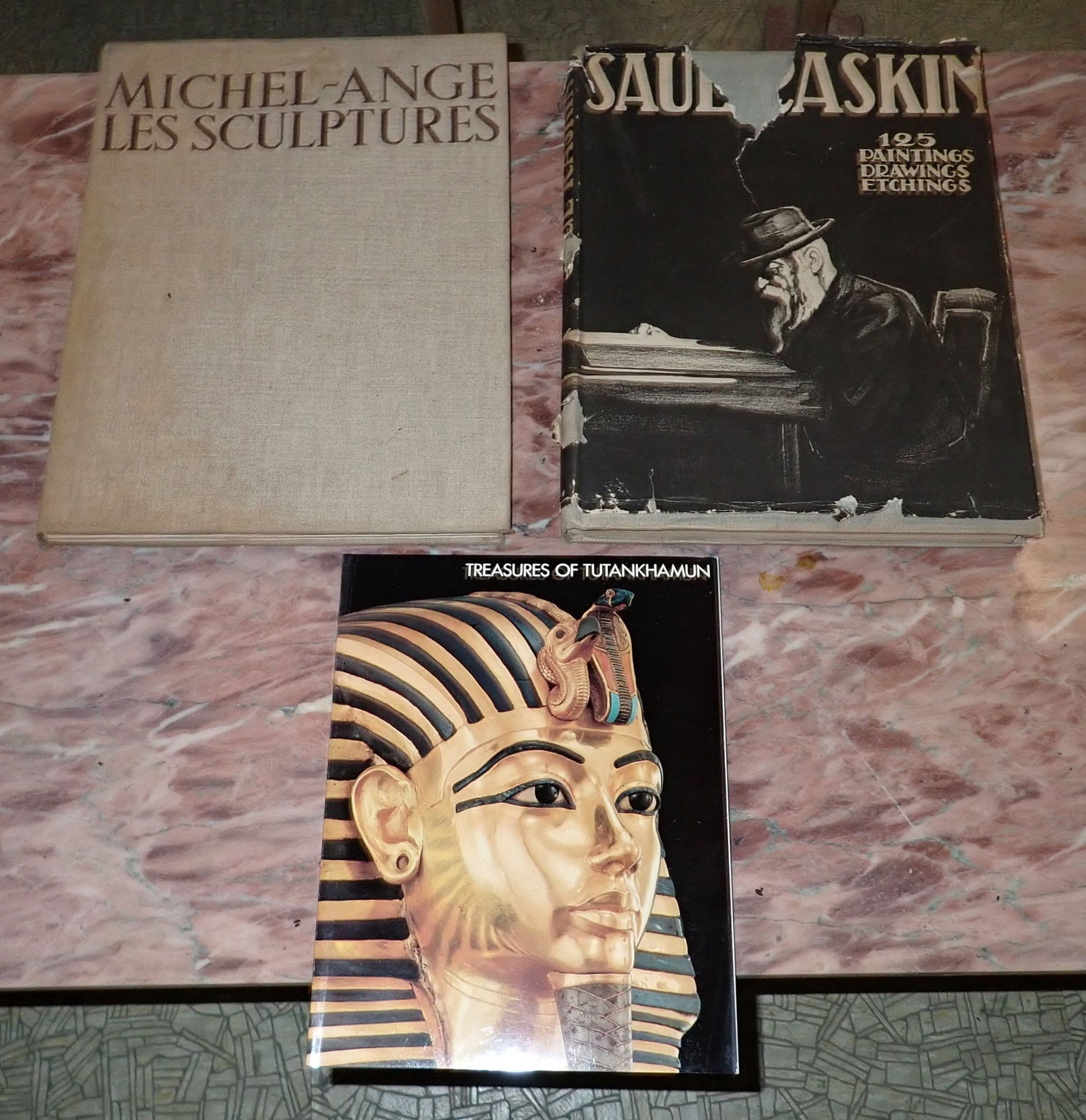 Saul Raskin Paintings Michel-Ange-Les Sculptures Books: Getting all 3