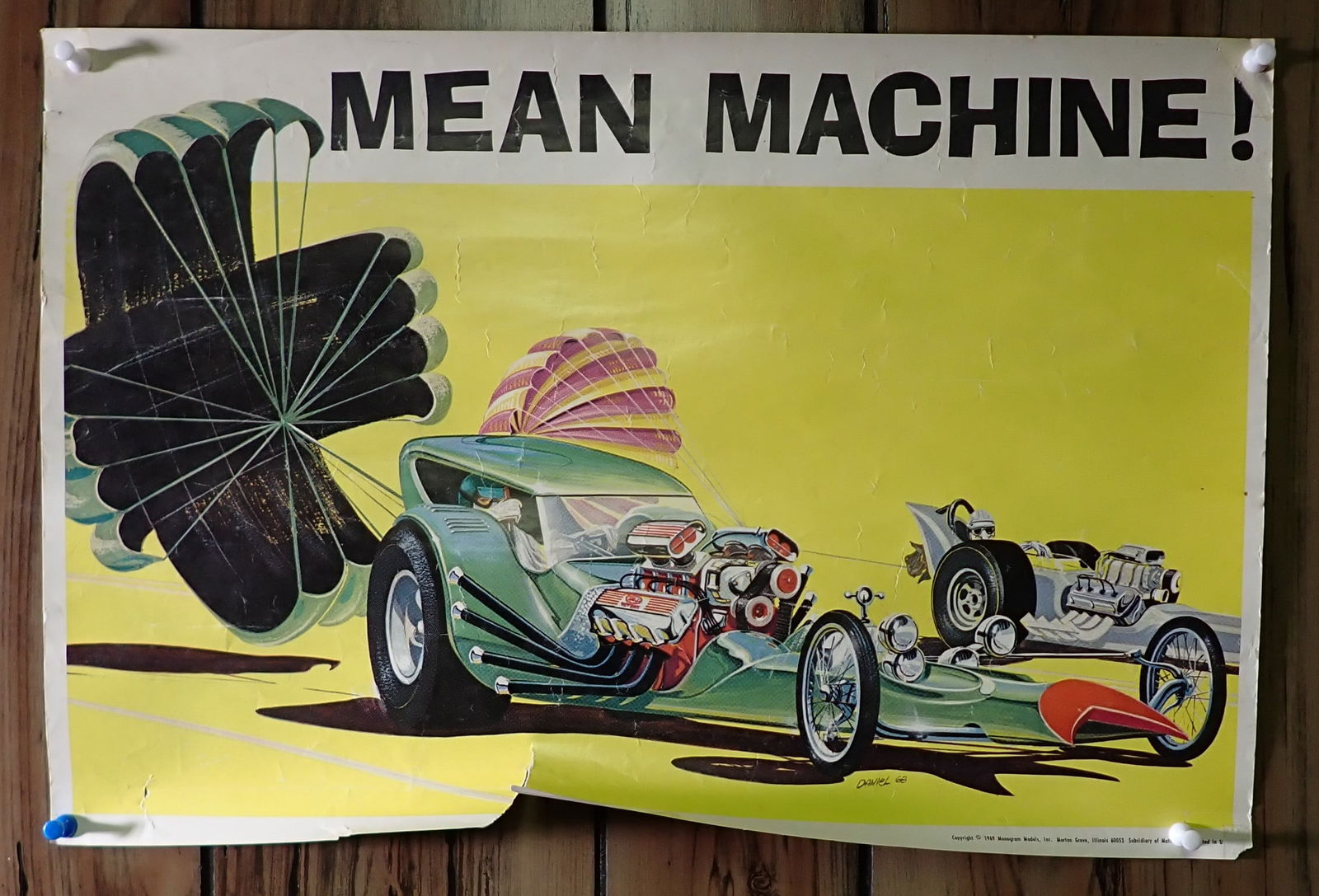 1969 Daniel Mean Machine Monogram Model Poster (1 of 6)