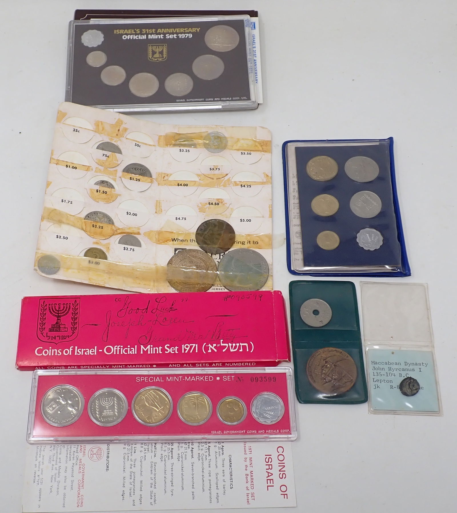 Israel Mint Sets & Misc Coins (1 of 9)