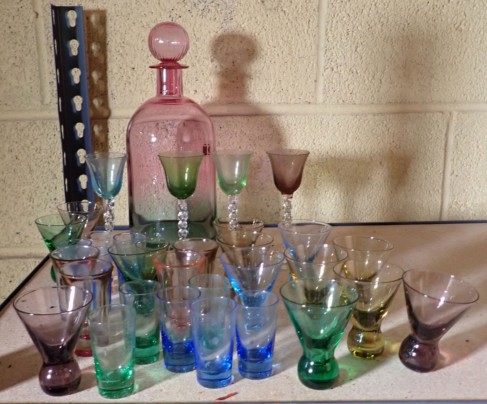 Vintage Barware & Murano Decanter (1 of 2)