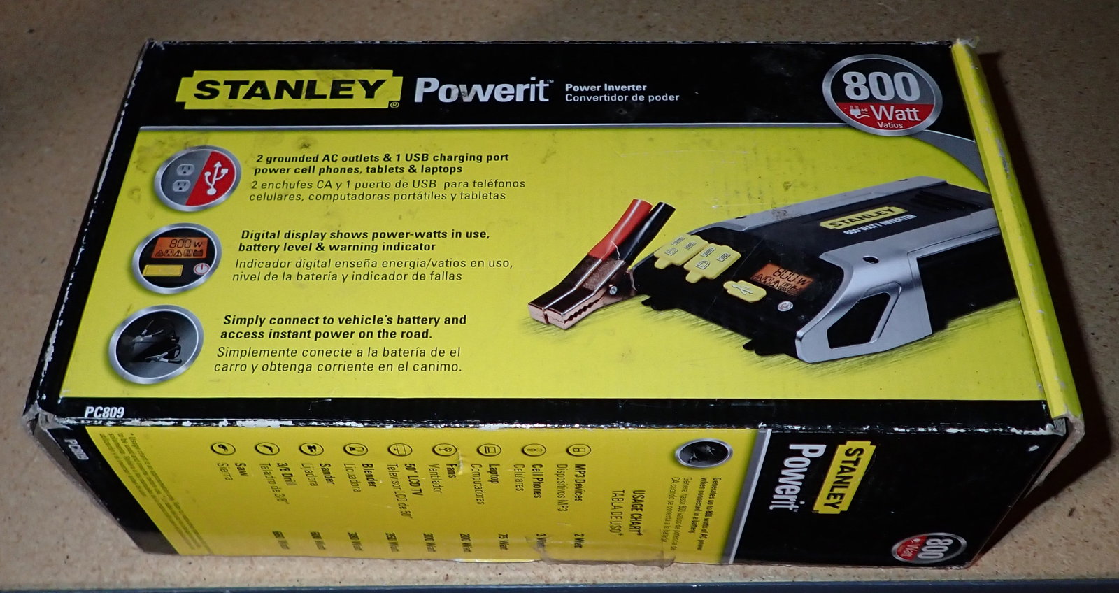Stanley Powerit 800 Watt Converter: We do not guarantee it is complete