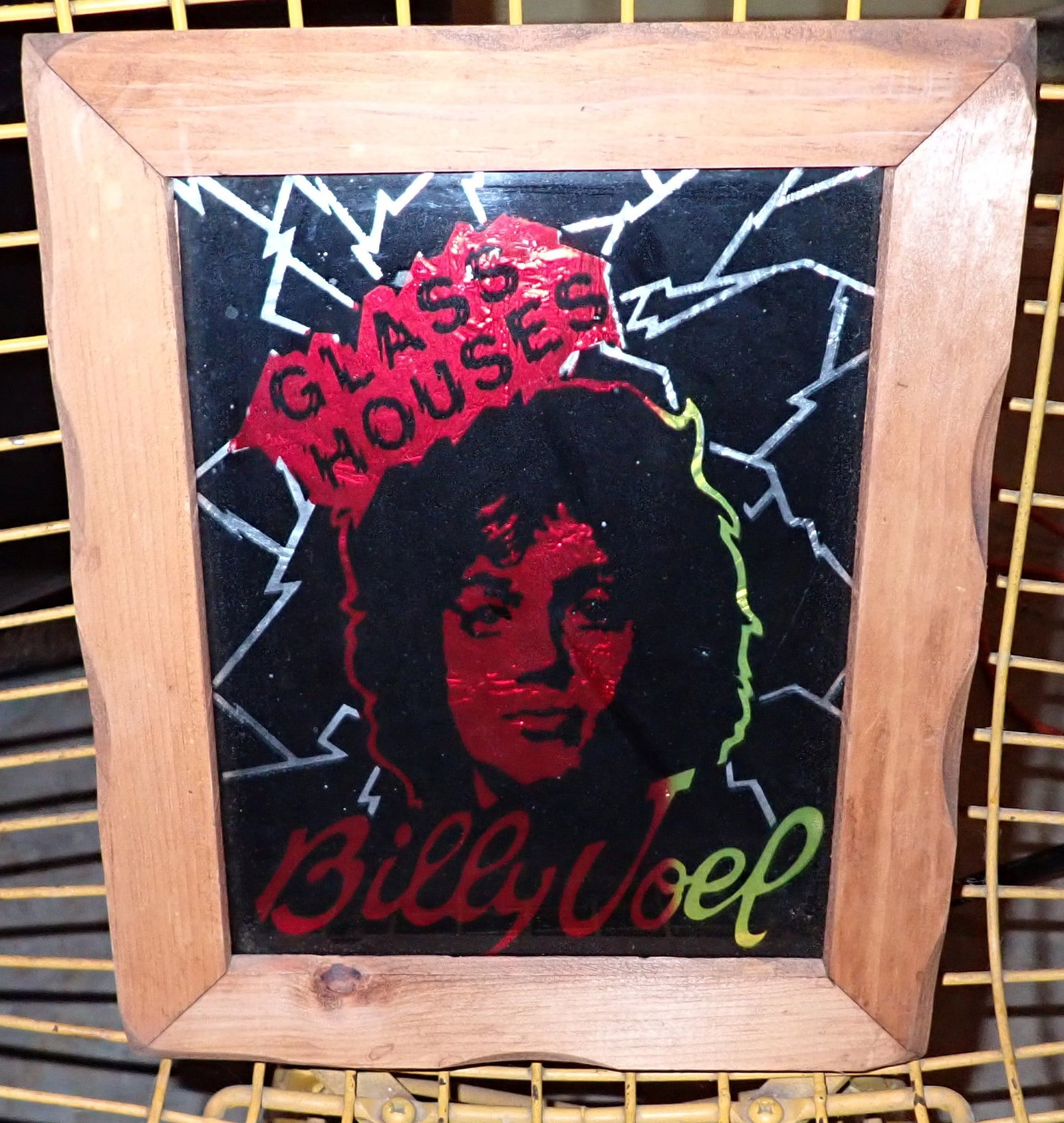 Billy Joel Glass Houses Wall Art: Approx 10" x 12"