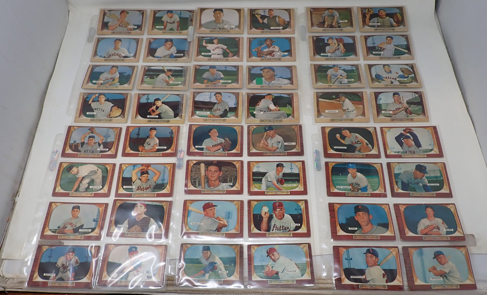 1955 Bowman  Baseball Cards w/ Stars 90 Cards (1 of 18)