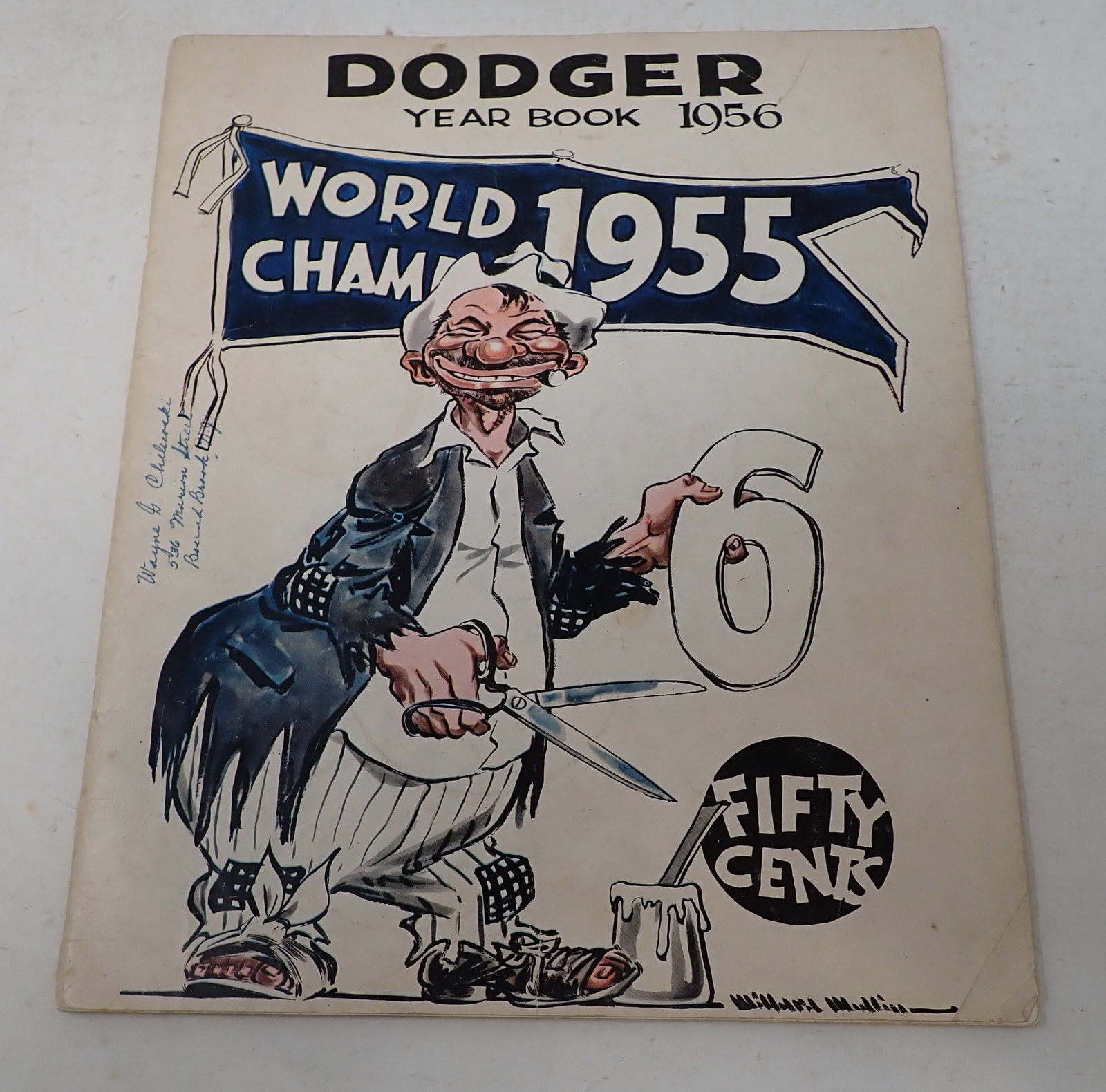 1956 Dodgers Yearbook (1 of 4)