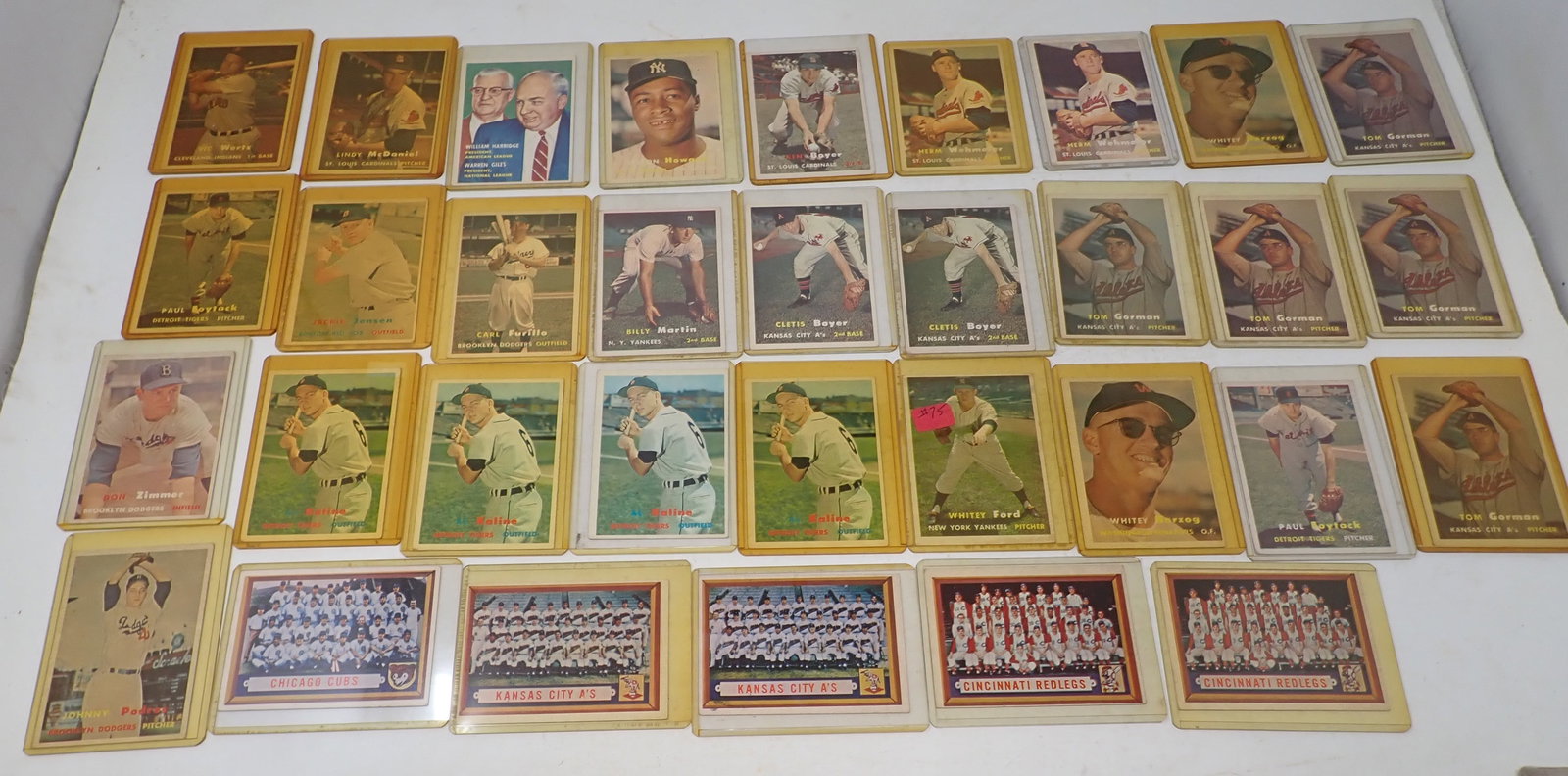 1957 Topps 60 Card Lot w/ Stars (1 of 15)