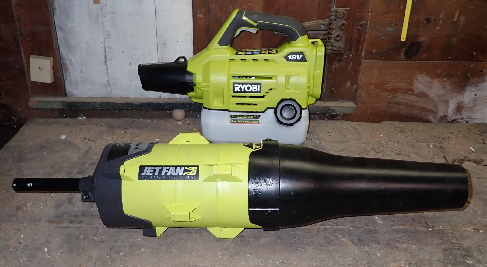 Ryobi Defender & Expand-It Jet Fan: No battery ! No shipping !