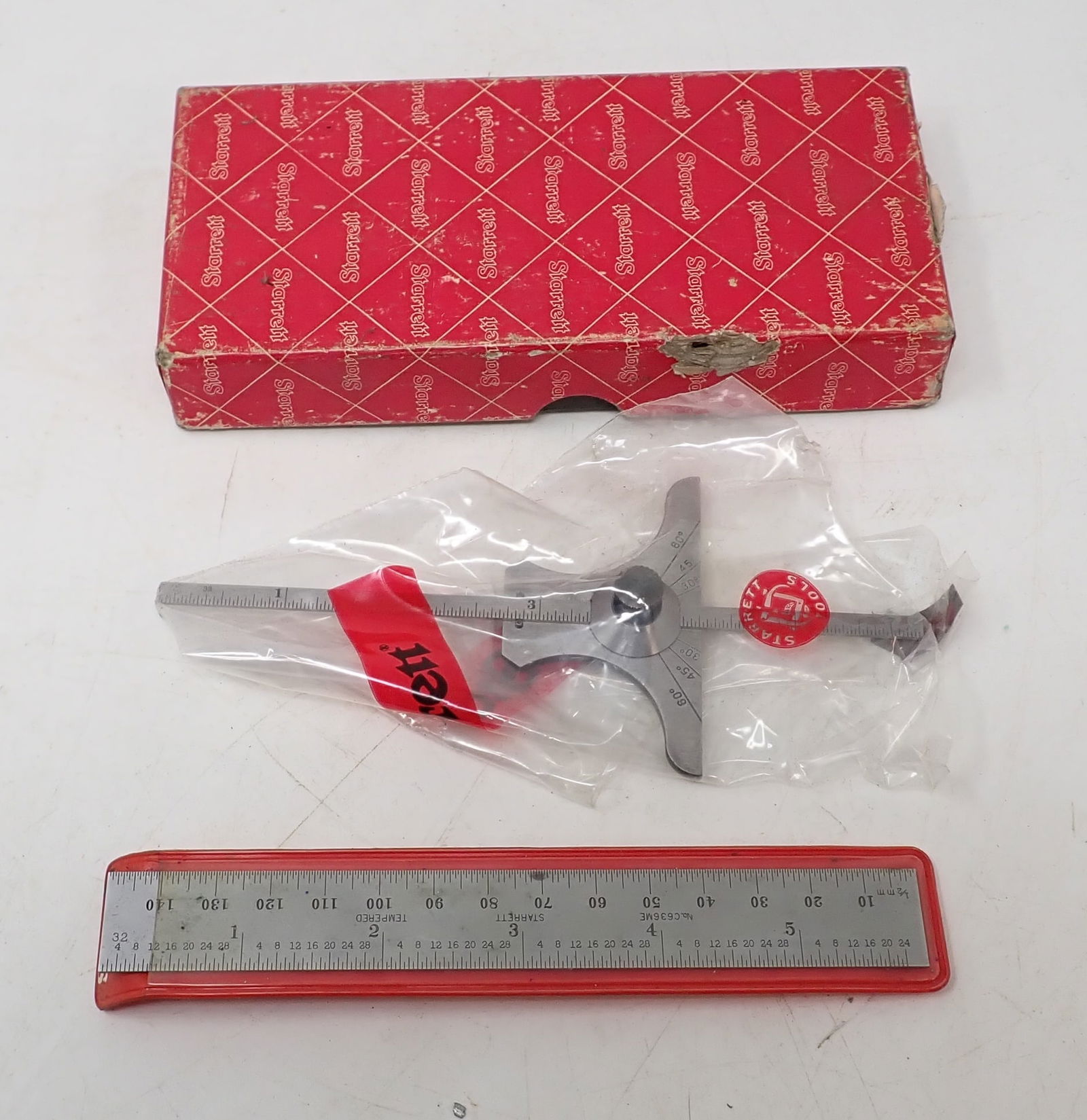 Starrett 236 Depth / Angle Gage & 6" Rule (1 of 2)