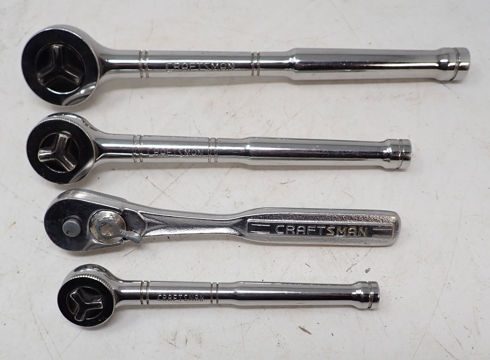 Craftsman 1/4" & 3/8" Drive Rachets: Longest is approx 10"