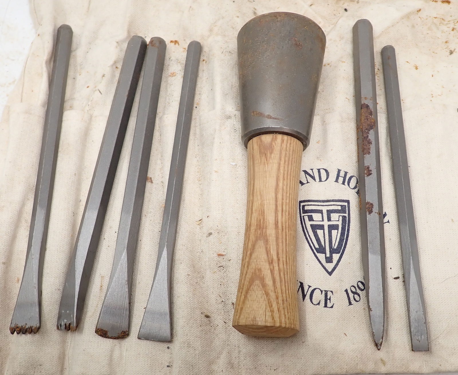 Trow & Holden Stone Carving Tools Chisels (1 of 4)