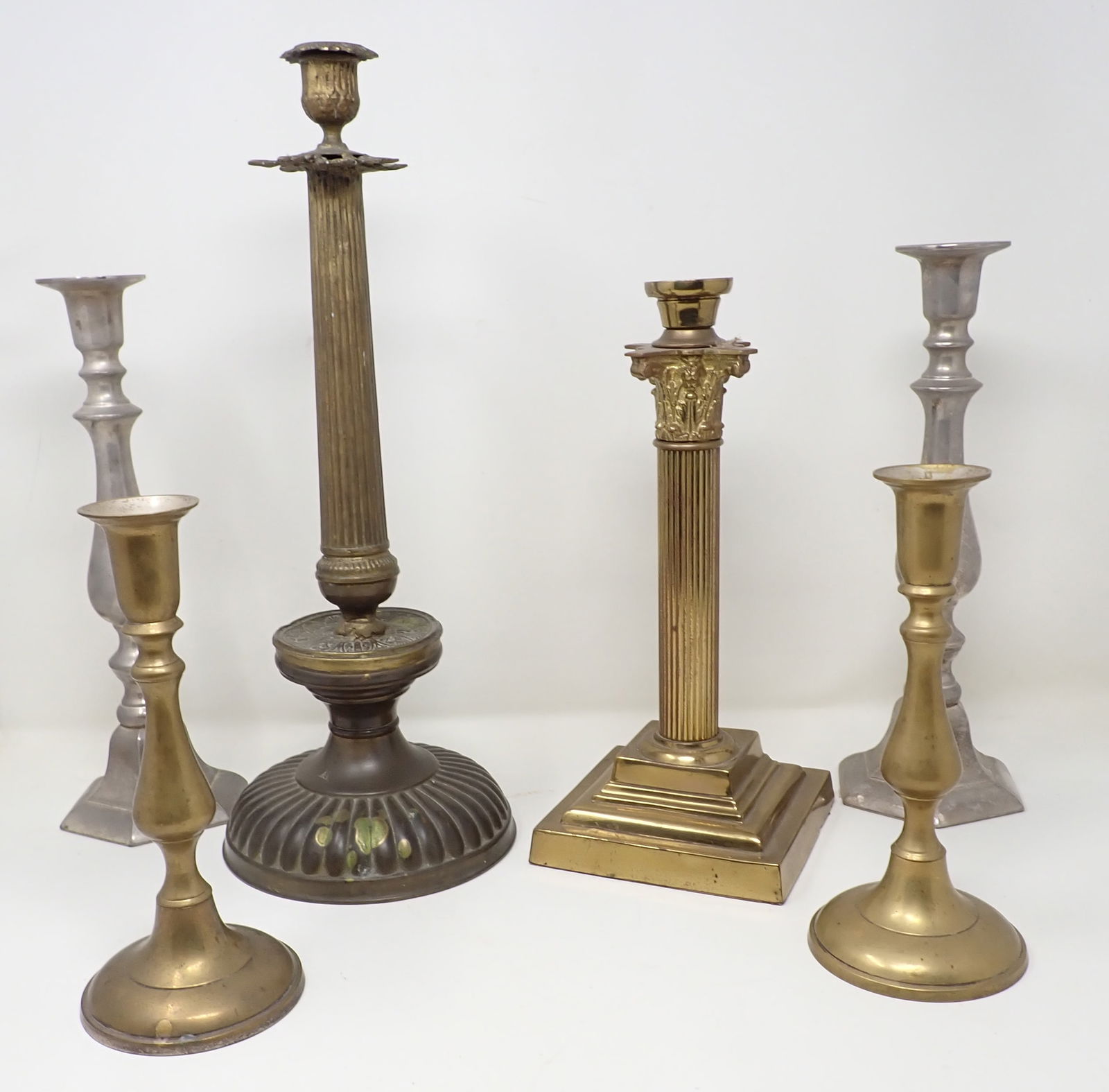 Brass & Misc Candlesticks (1 of 5)