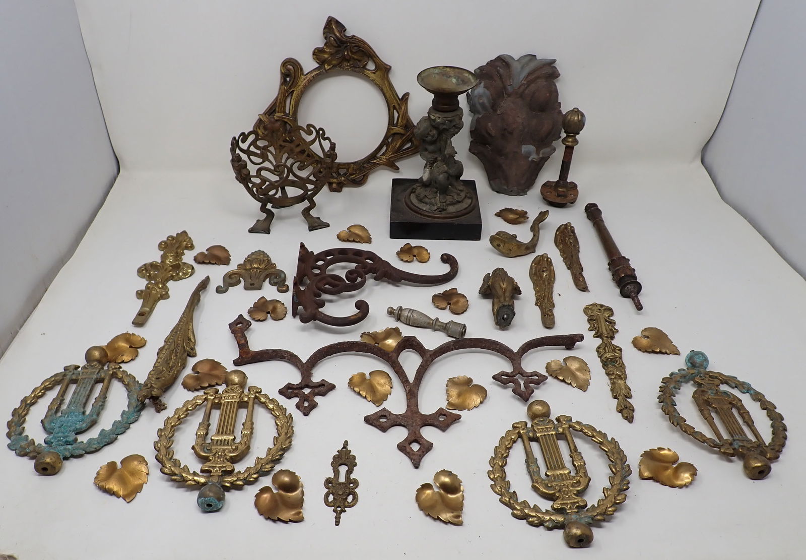 Cherub Candlestick Misc Hardware incl Brass (1 of 11)