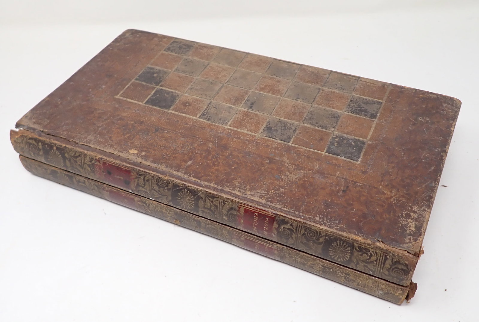 History of England Book Shaped Gameboard: Approx 7" ( closed) x 12 1/2" x 2" (closed)