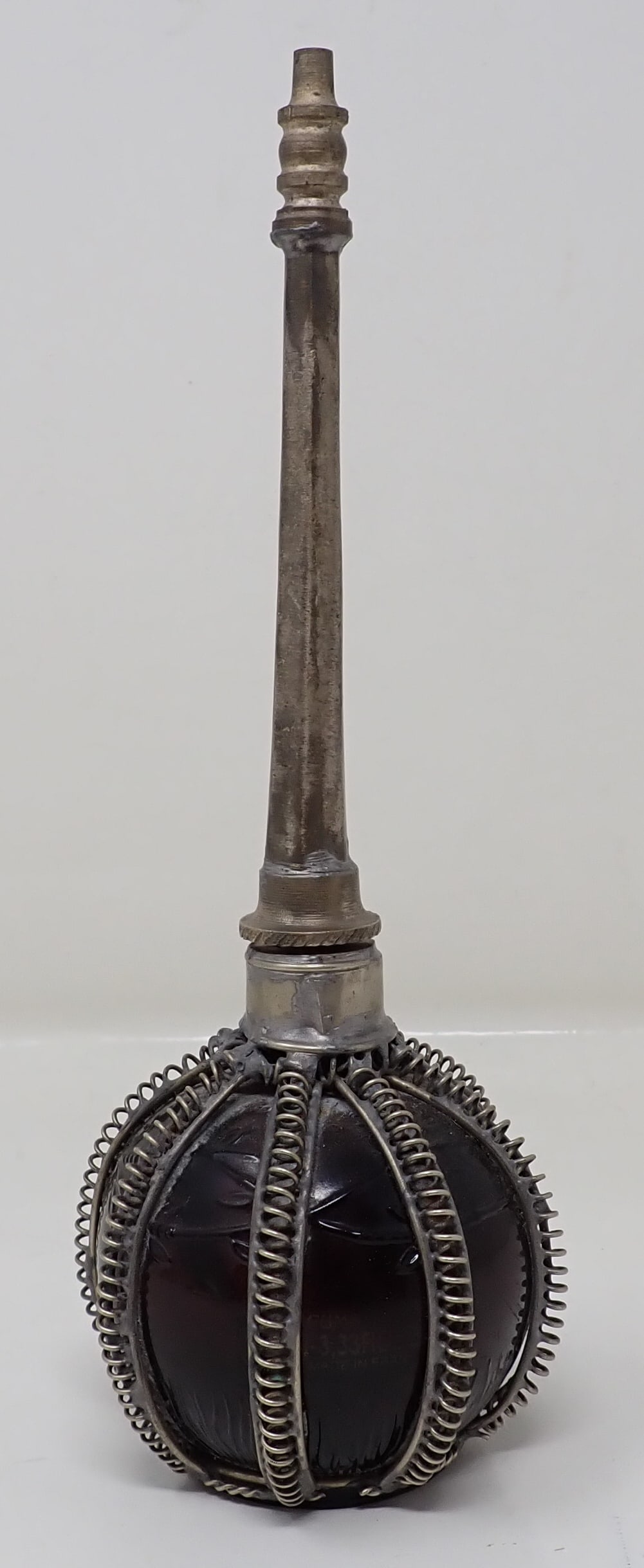 Jeanne Arthes Perfume Bottle: Apprx 2 7/8" in diameter and 8 1/4" tall