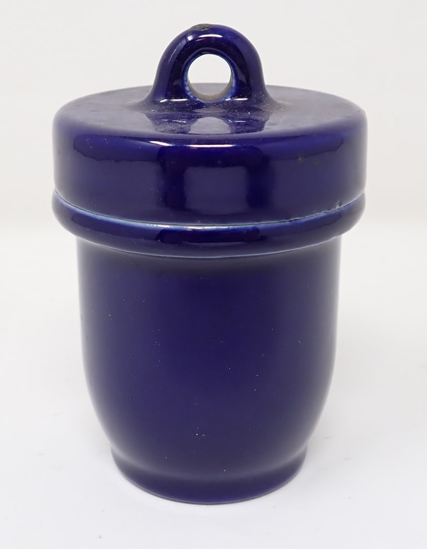 Kitchener Egg Cup: Approx 2 1/8" in diameter and 3 1/2" tall