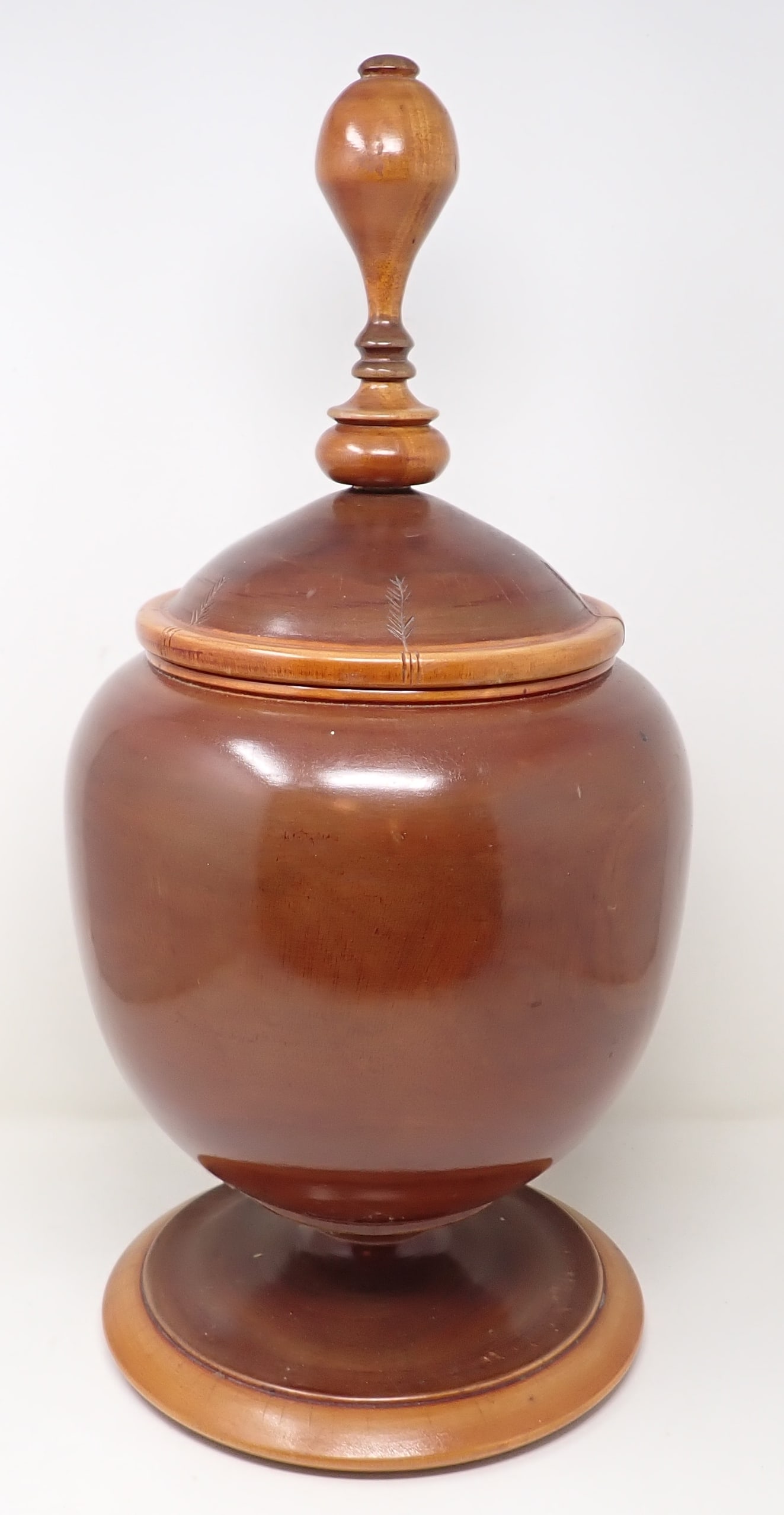 Turned Wood Apothecary Style Jar (1 of 6)