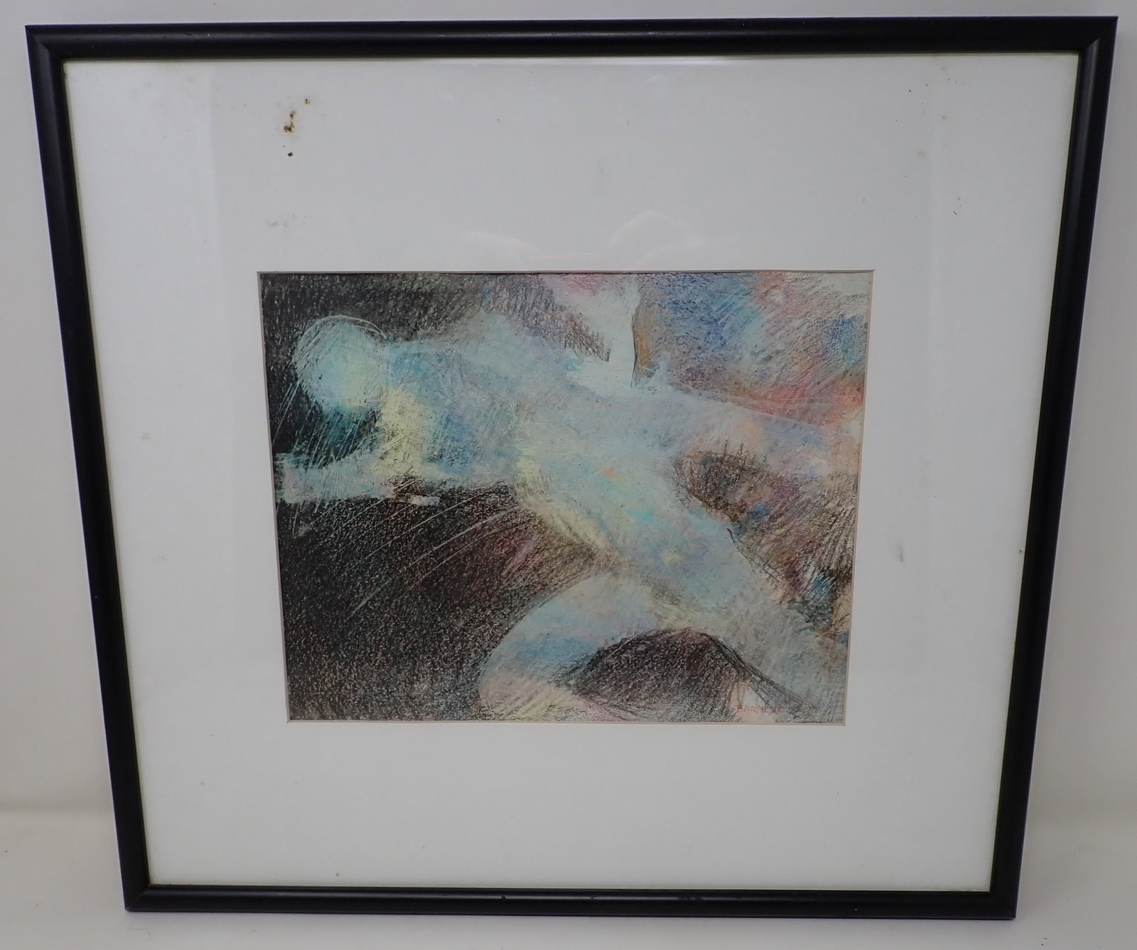 1992 Barnette Pastel: Approx 17" x 18". If shipping is needed , contact UPS Store 5528 to get a quote before bidding
