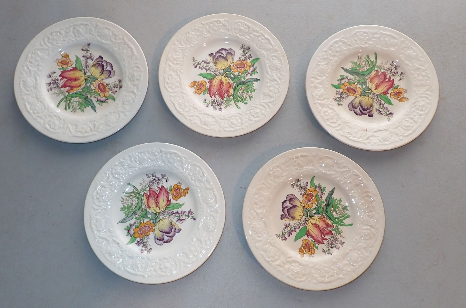 Booths Larkspar Silicon China Dessert Plates (1 of 6)