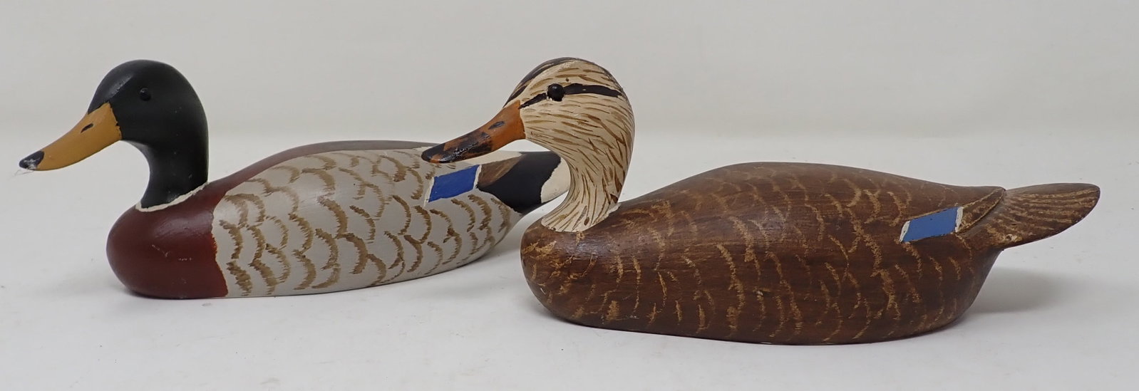 Herb Daisy Mallard Duck Decoys: Approx 7" long