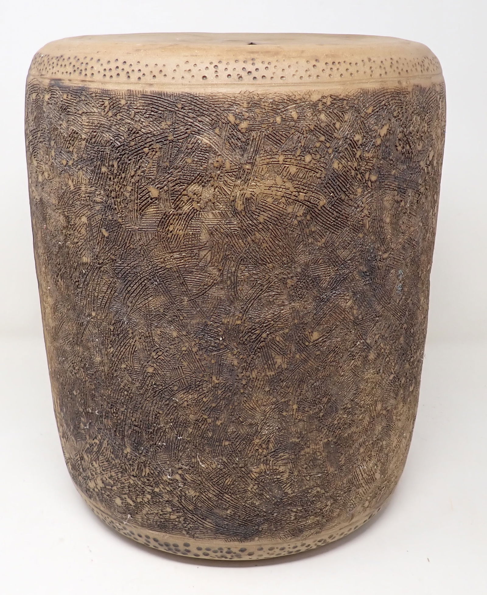 Chinese Pottery Garden Stool (1 of 5)