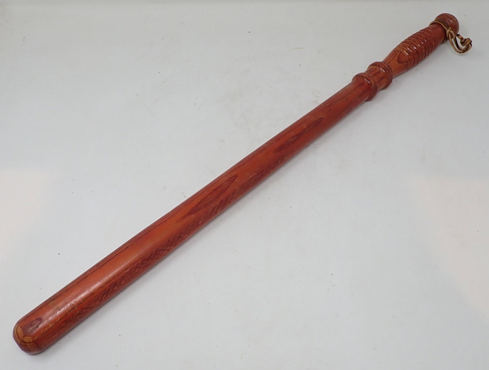 Billy Club: Apprx 1 1/4" in diameter and 22 3/4" long