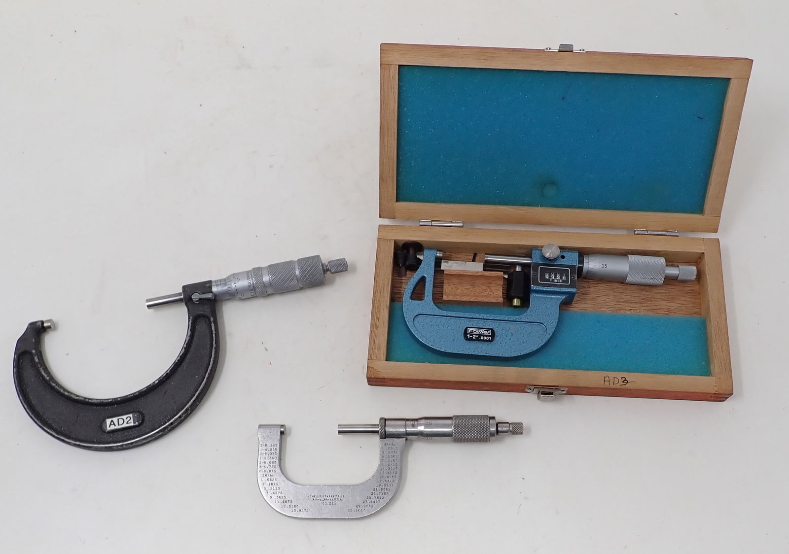 Fowler Central Tool Starrett Micrometers (1 of 6)