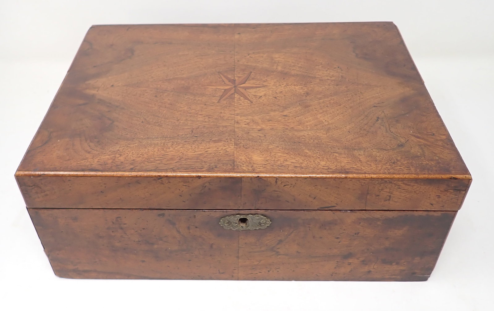 Pen / Document Box: Approx 8 1/2" x 11 1/2" x 4 1/2" tall.