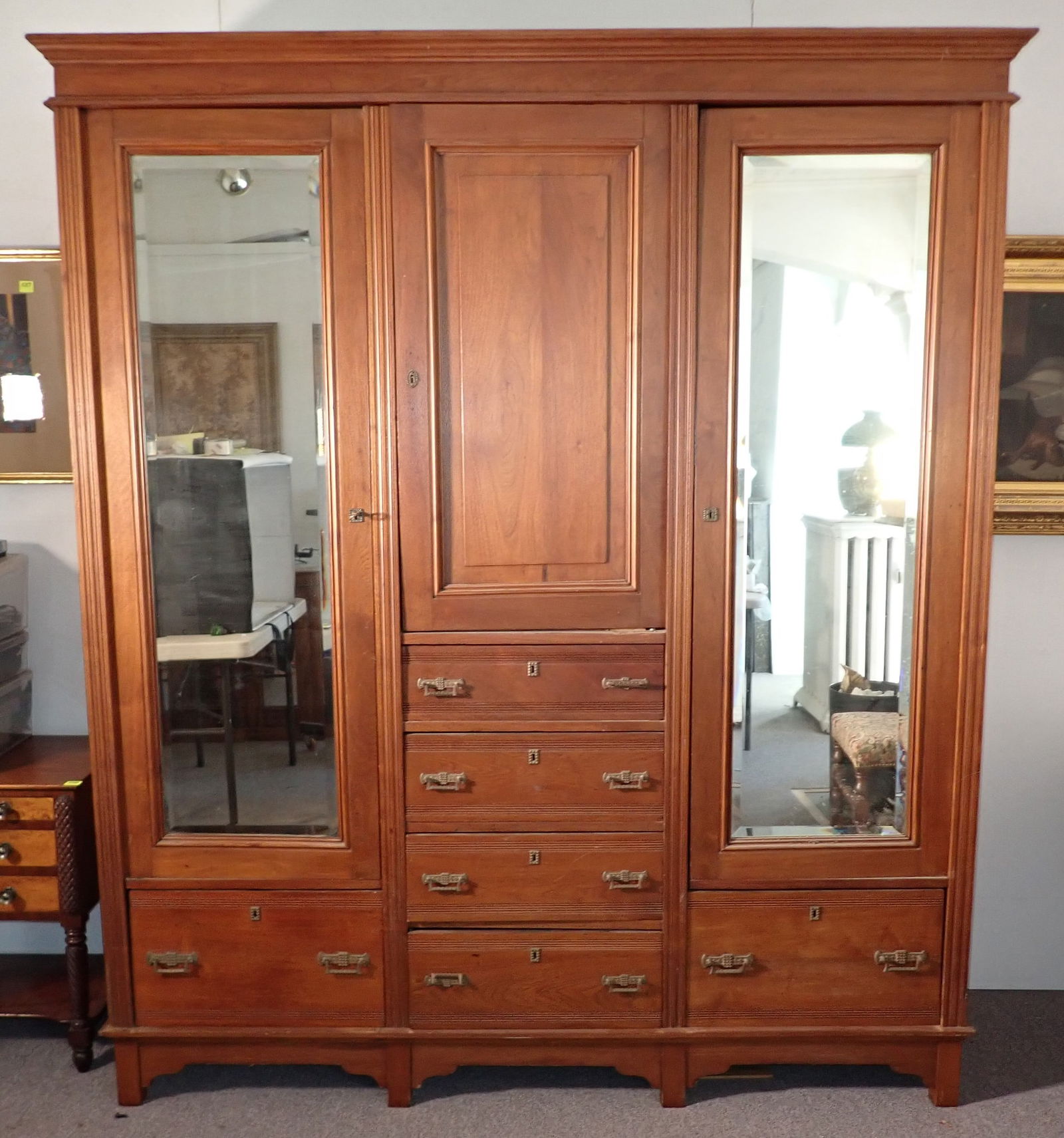 Large Antique Armoire (1 of 7)