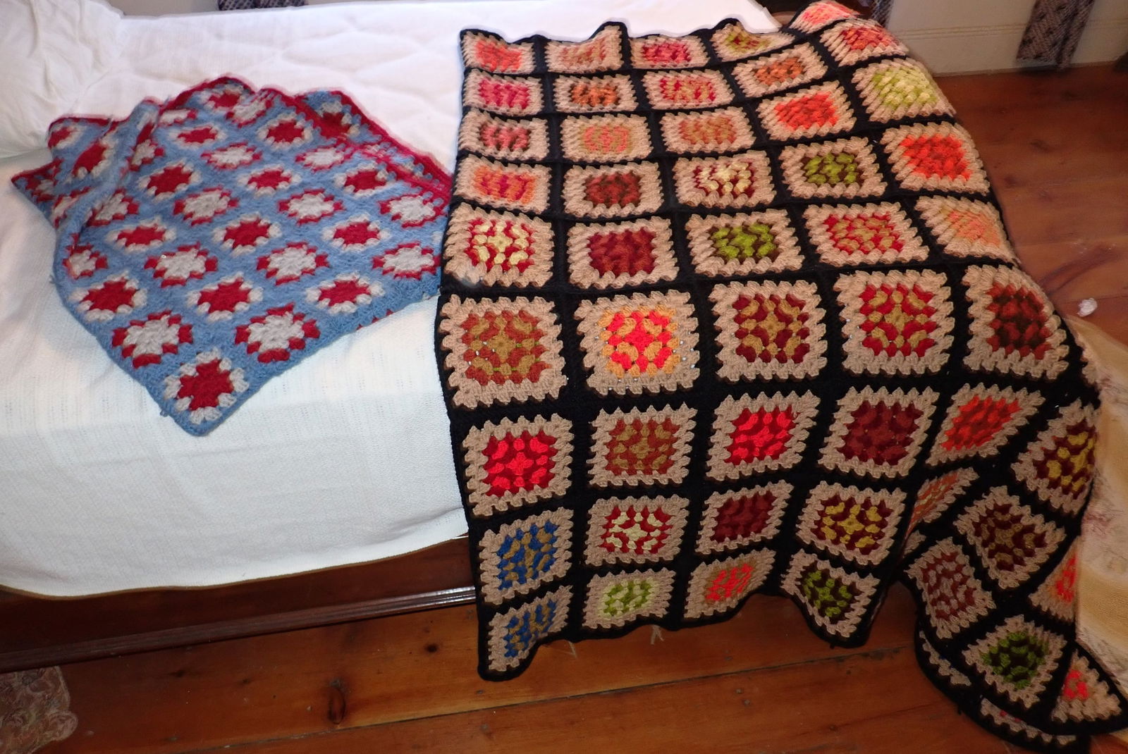 2 Vintage Afghans (1 of 3)