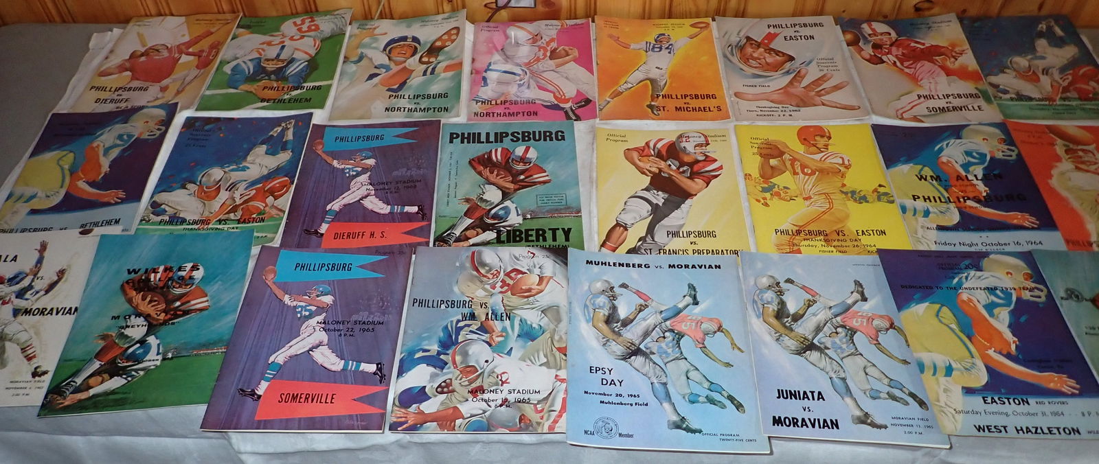 Phillipsburg High School Moravian Football Programs (1 of 4)