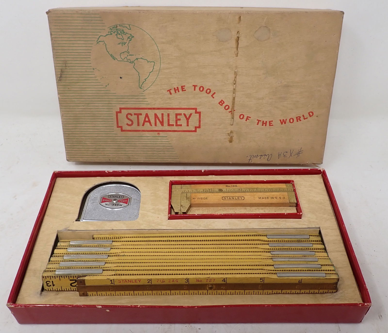 Stanley No 136 Caliper 384w Tape Measure 227 Rule (1 of 5)