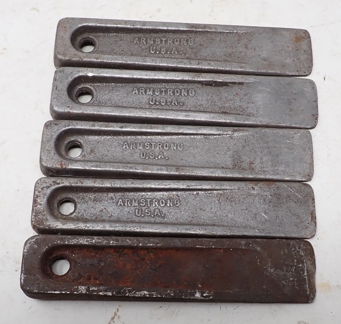 Armstrong Steel Wedges: Approx 1 1/4" x 6"