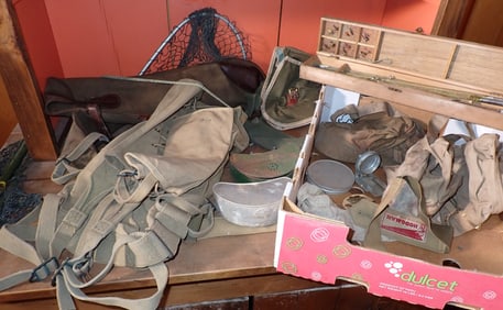 Aimco Fishing Rod Bait Cans & Misc