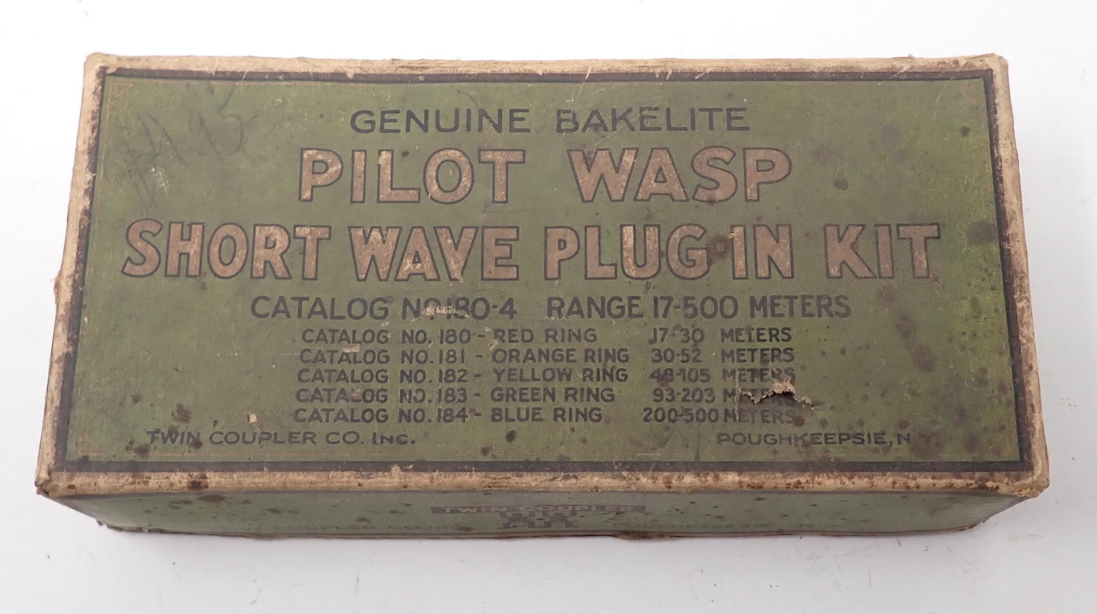 Twin Coupler Pilot Wasp Short Wave Plug in Kit: In original box