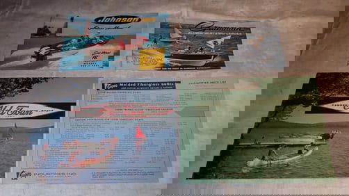 Old Town Canoe Johnson Seahorse Grumman Boat Brochures