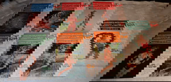 1984 Carvers Auto Parts Model Flyers